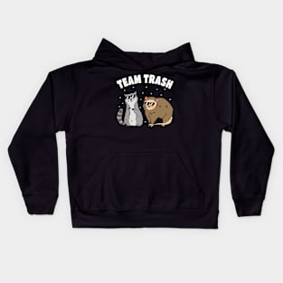 Team Trash Raccoon Rat Kids Hoodie